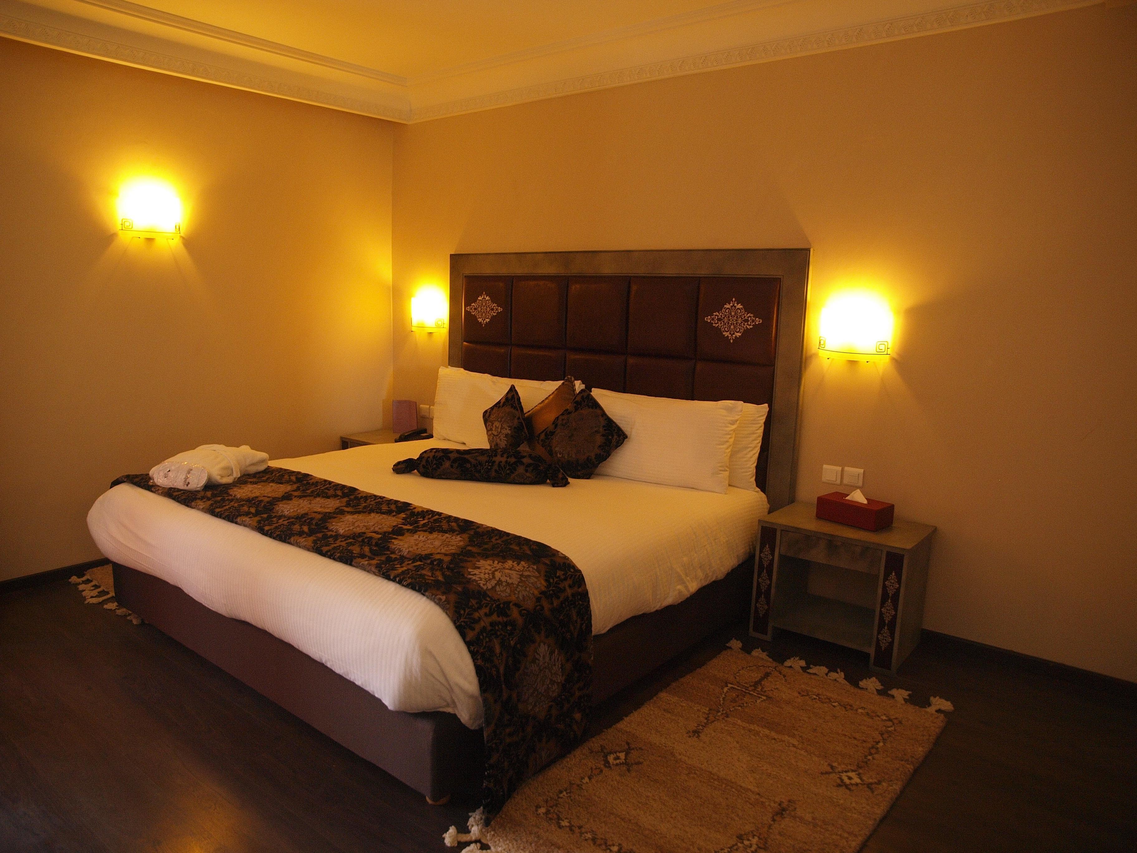 Palm Plaza Marrakech Hotel Marrakesh Ngoại thất bức ảnh A bedroom at the hotel