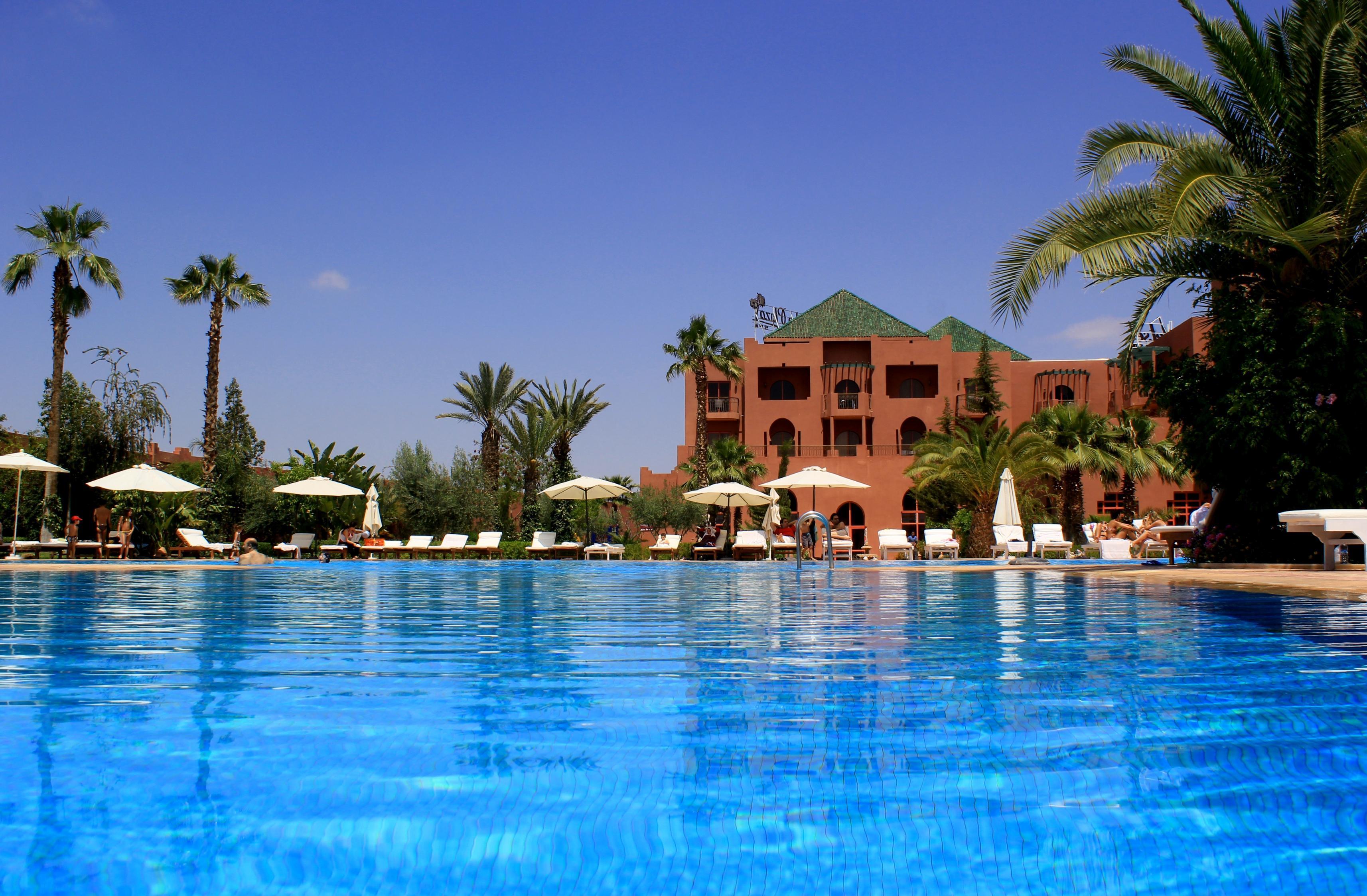 Palm Plaza Marrakech Hotel Marrakesh Ngoại thất bức ảnh The swimming pool at the hotel