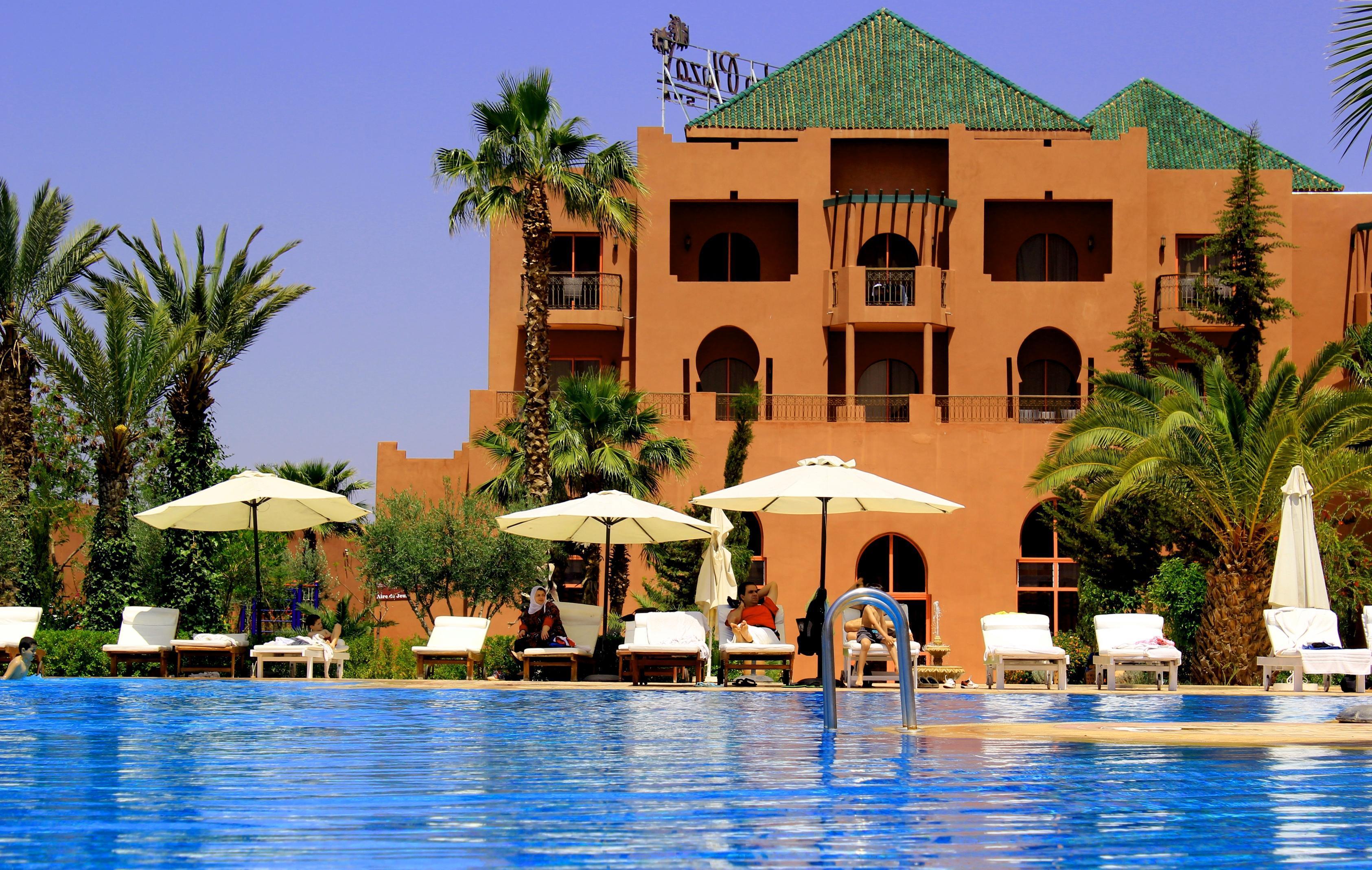 Palm Plaza Marrakech Hotel Marrakesh Ngoại thất bức ảnh The swimming pool at the hotel