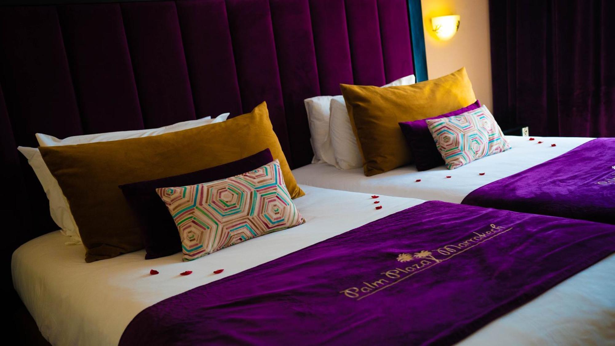 Palm Plaza Marrakech Hotel Marrakesh Ngoại thất bức ảnh A bedroom at the hotel
